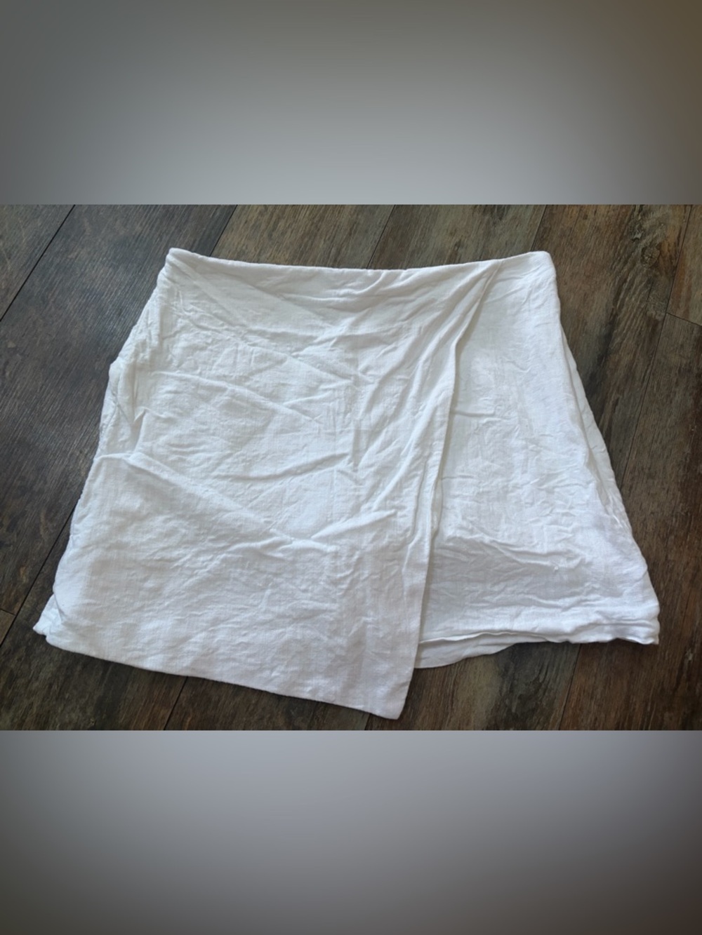 Abercrombie and Fitch Linen Blend Wrap Skort Sz Small
